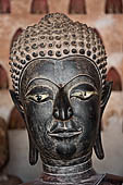 Vientiane, Laos - Wat Si Saket, The gallery around the sim houses thousands of Buddha statues in various mudras, dating  from the 16th century. 